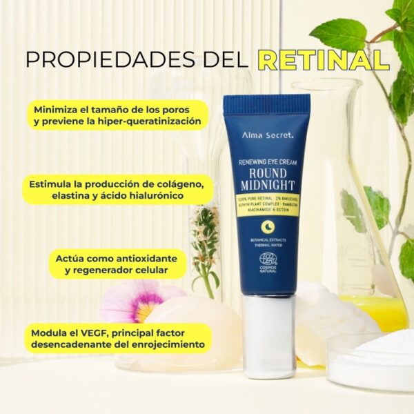 Contorno ojos con Retinal Round Midnight 10 ml - Imagen 4