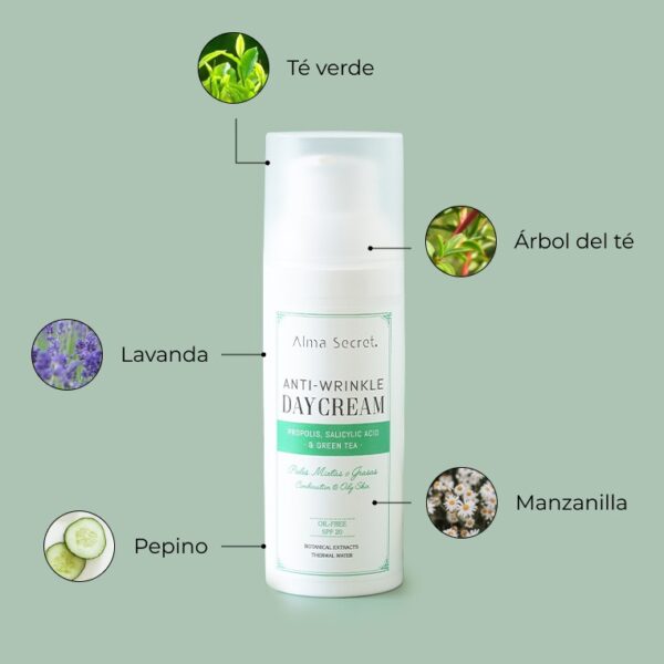 Crema de día Antiarrugas (oil-free) SPF 20 - Imagen 3