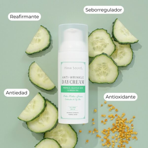 Crema de día Antiarrugas (oil-free) SPF 20 - Imagen 2