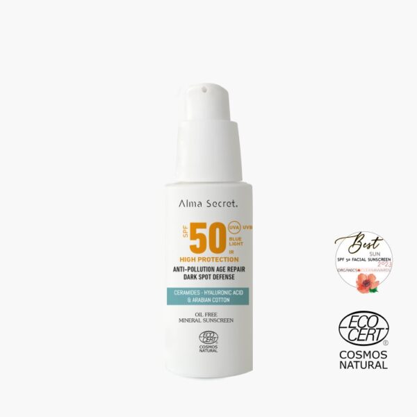 Protector Solar Facial SPF 50 con ceramidas - Imagen 2
