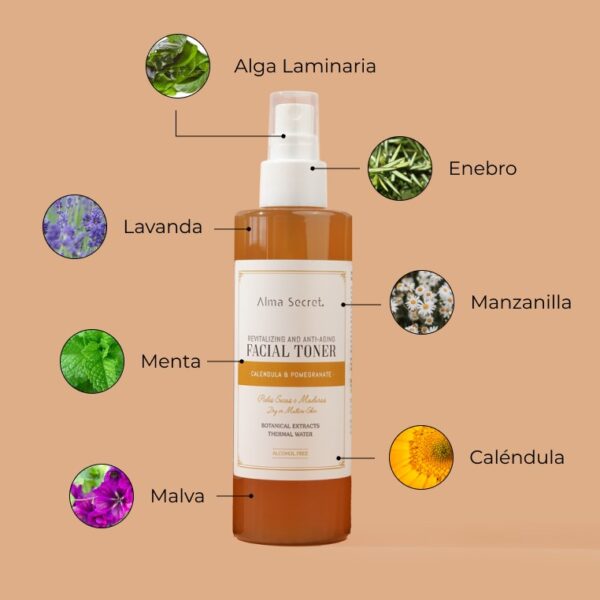 Tónico facial Calmante y Antiedad - Imagen 3