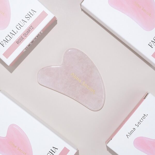 Rose Quartz Facial Gua Sha - Imagen 4