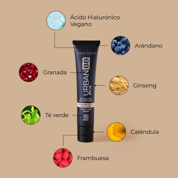 Urban BB Cream SPF 20 (Tono Warm) - Imagen 2